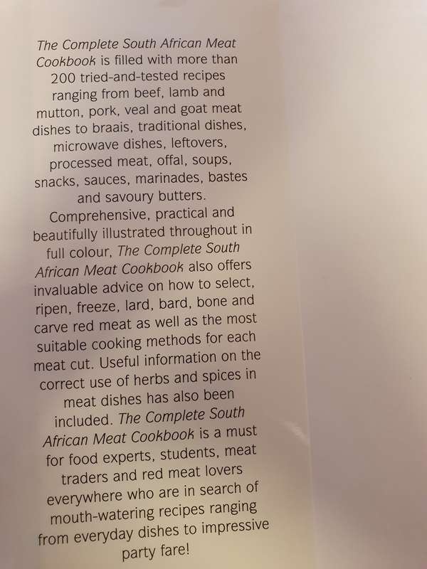 The Complete South African Meat Cookbook  (Hardcover)
