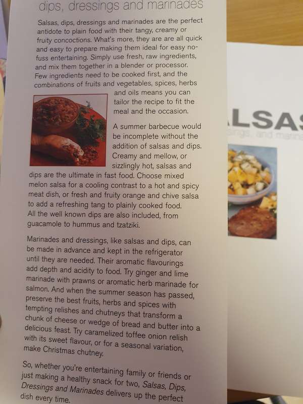 Salsas (Dips, dressings and marinades)  Christine France  (Paperback)