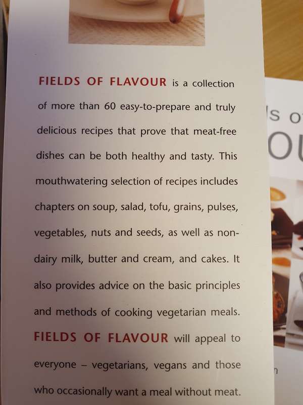 Fields of Flavour (Delicious dishes without meat) Sarina Jacobson (Paperback)