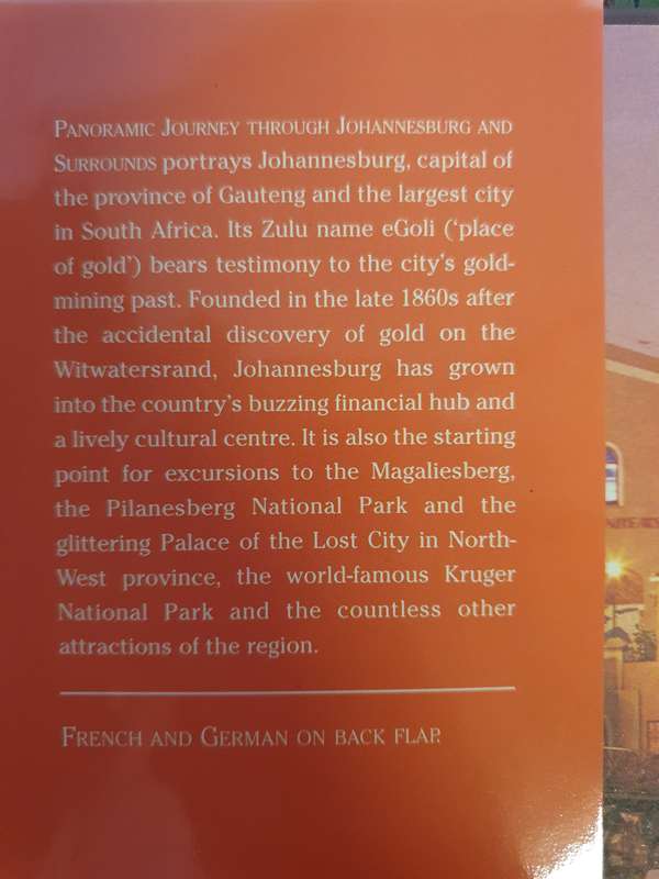 Panoramic Journey Through Johannesburg and Surrounds : Walter Knirr  (Hardcover)