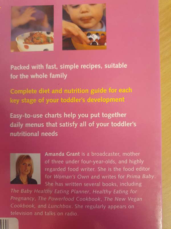 Toddler Healthy Eating Planner : Amanda Grant  (Paperback)