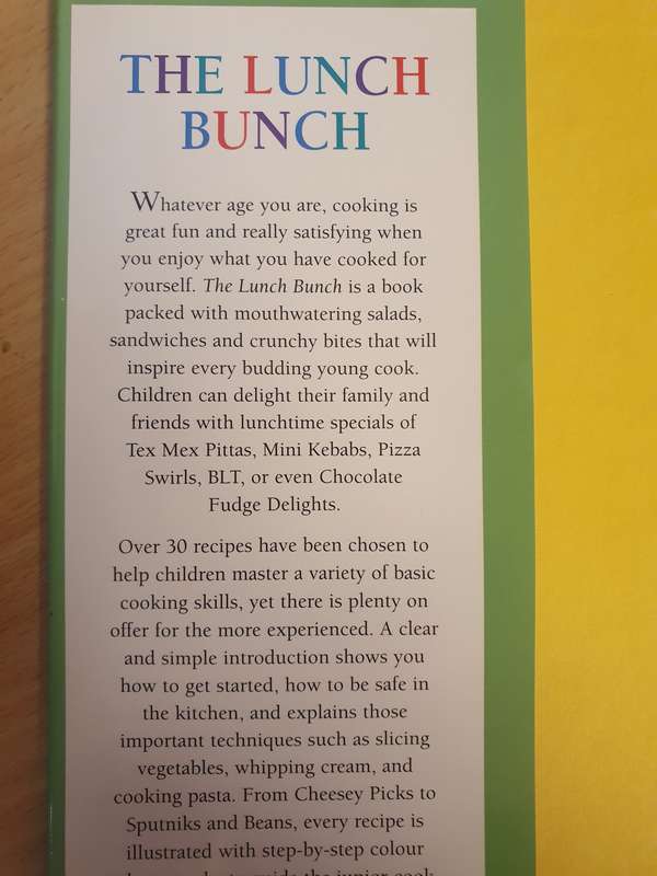 Kid`s Kitchen - The Lunch Bunch (Lunch Box Ideas for Junior Chefs) Gina Steer (Hardcover)