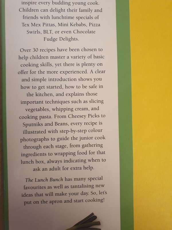 Kid`s Kitchen - The Lunch Bunch (Lunch Box Ideas for Junior Chefs) Gina Steer (Hardcover)