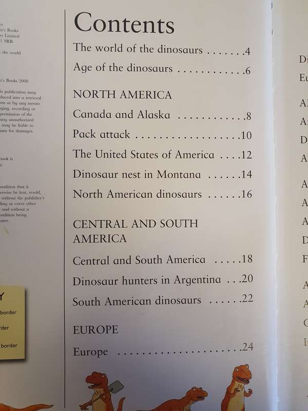The Kingfisher First Dinosaur Picture Atlas  (Hardcover)