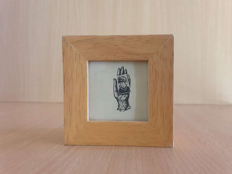 Small Wooden Boxed Photo Frame (8cm x 8cm)