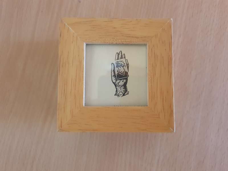Small Wooden Boxed Photo Frame (8cm x 8cm)
