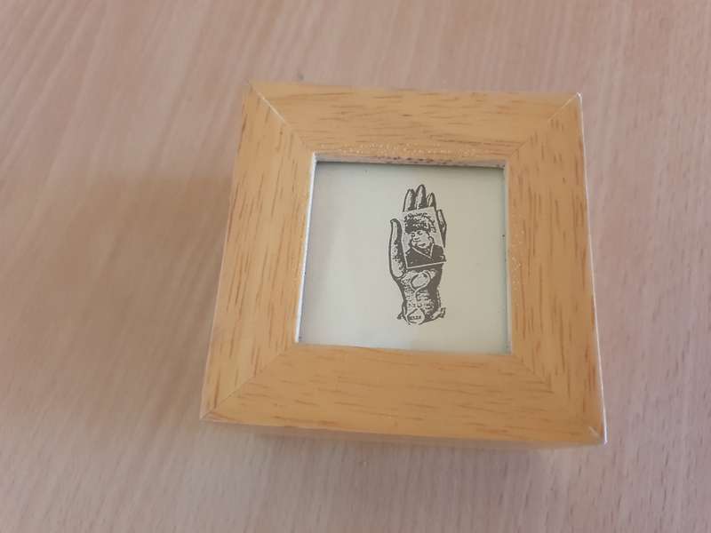Small Wooden Boxed Photo Frame (8cm x 8cm)