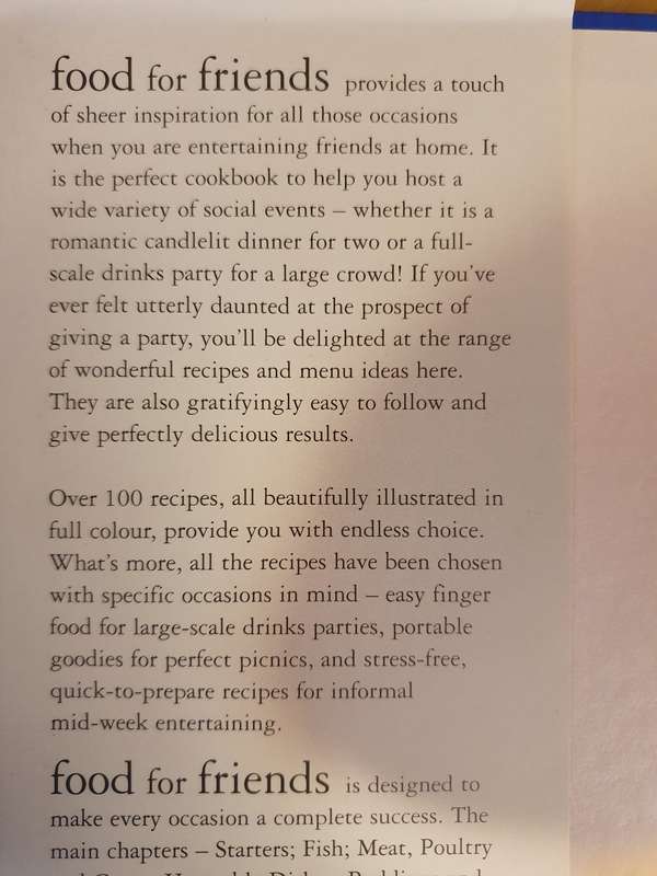 Food For Friends  (Hardcover)