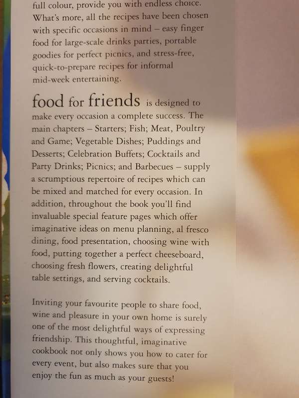 Food For Friends  (Hardcover)