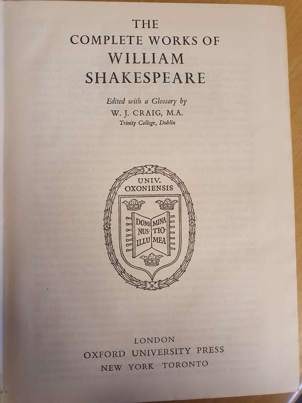 The Complete Works of William Shakespeare  (Hardcover)