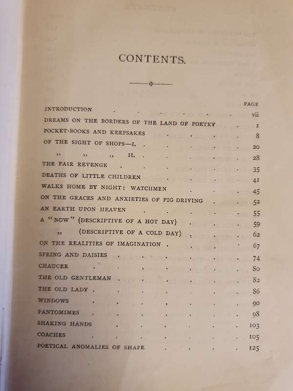 Essays by Leigh Hunt, Edited with Introduction and Notes by Arthur Symons