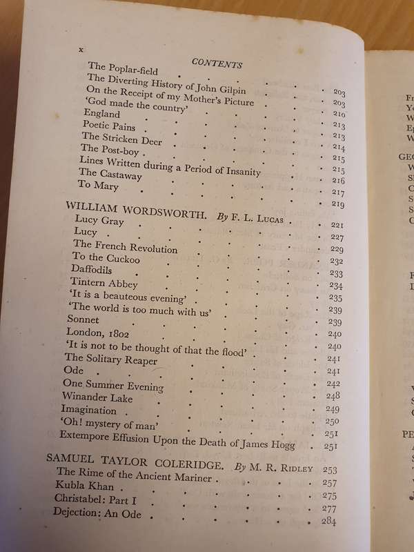 Fifteen Poets - From Chaucer to Arnold  (Hardcover)