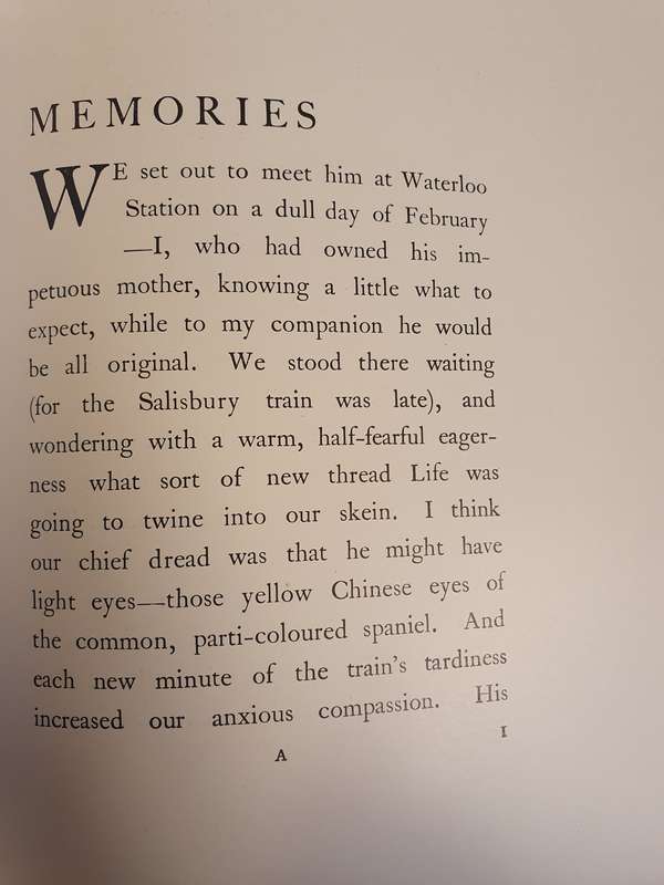 Memories by John Galsworthy (Hardcover)