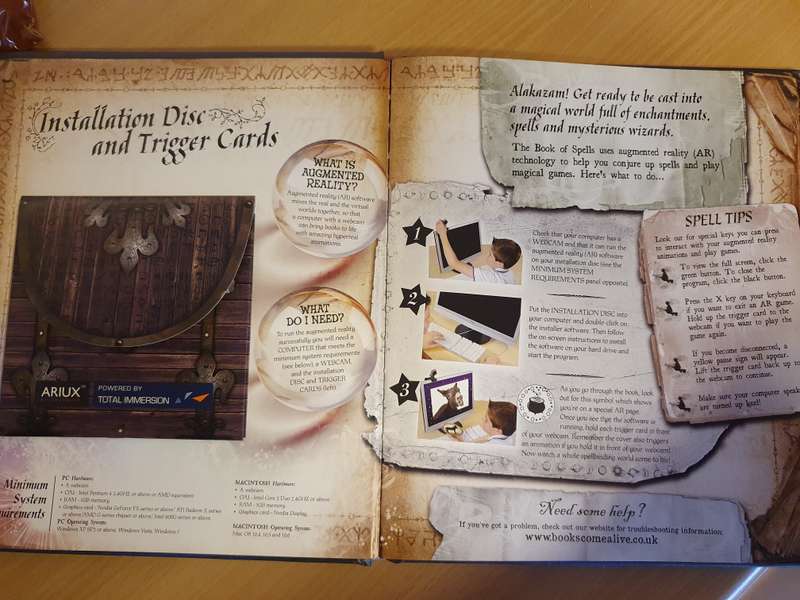 The Book of Spells (A 3D Virtual Pop-Up Book) Hardcover
