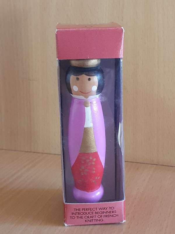 French Knitting Doll