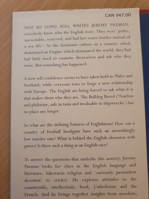 The English - A Portrait of a People : Jeremy Paxman (Hardcover)