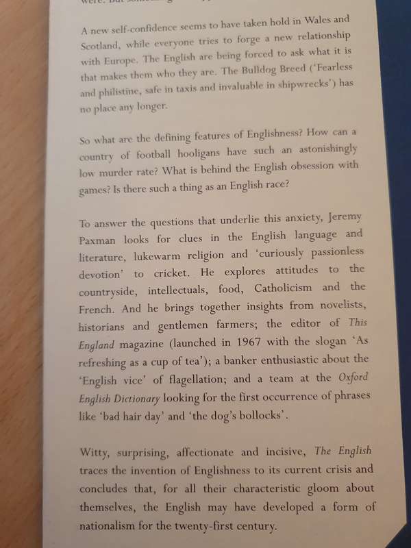 The English - A Portrait of a People : Jeremy Paxman (Hardcover)