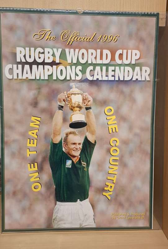 The Official 1996 Rugby World Cup Champions Calendar (Published by Grant Leversha)
