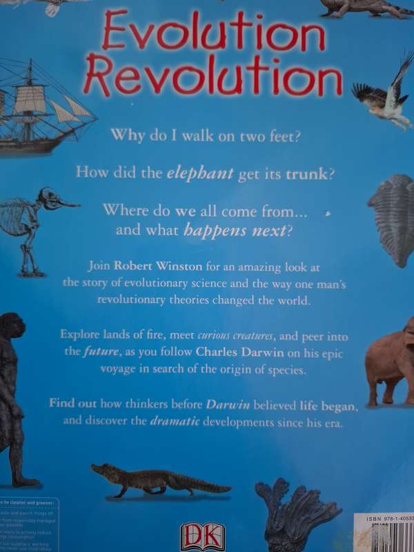 DK - Evolution Revolution (From Darwin to DNA) Robert Winston  (Hardcover)