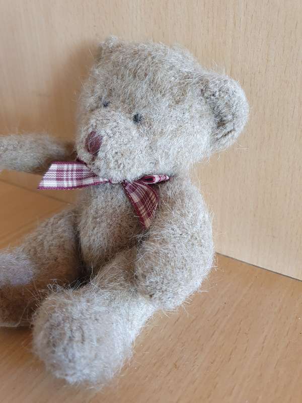 Russ Teddy Bear - Cameron  (14cm x 12cm)