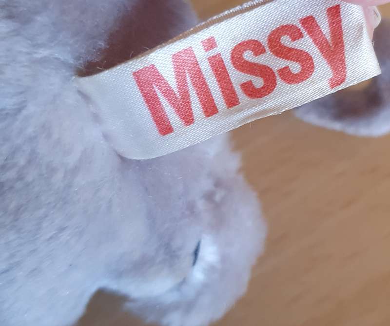 Russ Berrie Missy Mouse Plush Toy  (16cm x 12cm)