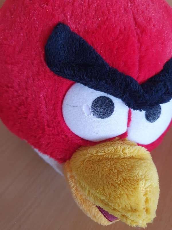 Red - Angry Bird Plush/Soft Toy (30cm x 25cm)