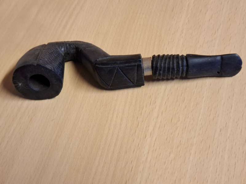 Wooden Tobacco Smoking Pipe - 18cm