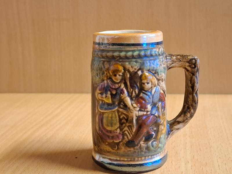 Miniature Beer Tankard/Beer Mug - height 8cm width 4cm