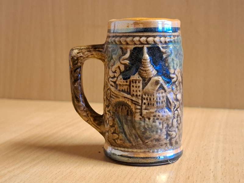 Miniature Beer Tankard/Beer Mug - height 8cm width 4cm