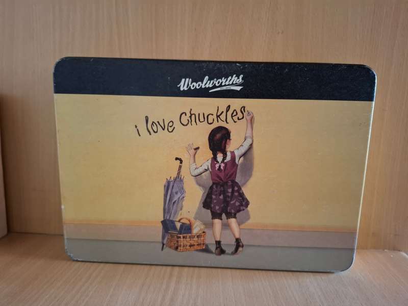 I Love Chuckles Tin - 26cm x 18cm depth 5cm