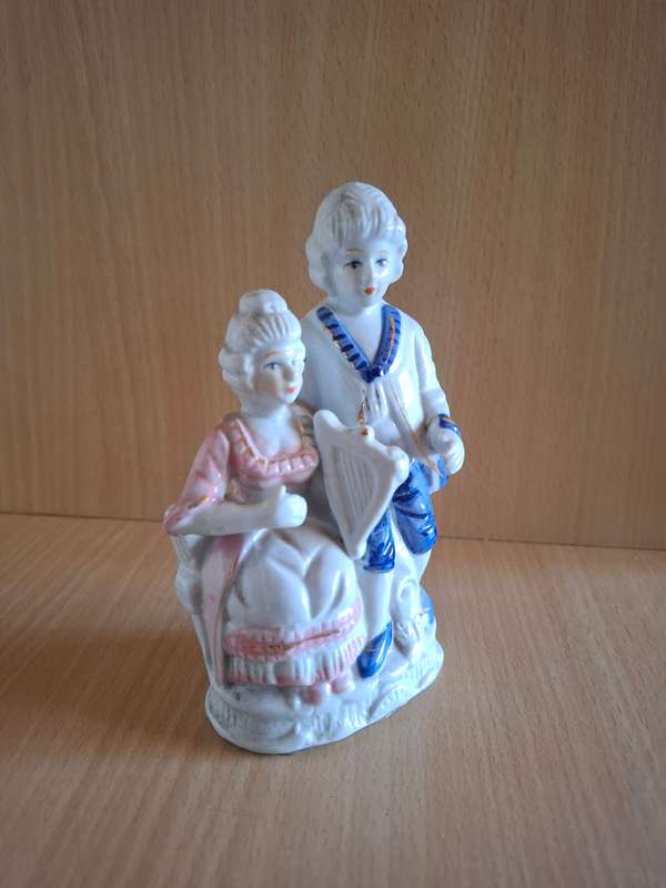 French Couple Figurine