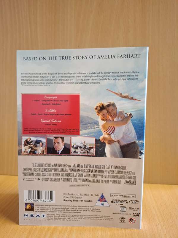 Amelia - Dvd   (Hilary Swank, Richard Gere)