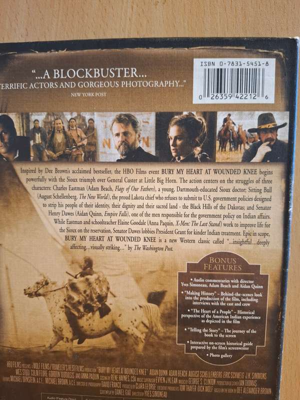 Bury My Heart at Wounded Knee - Dvd  (2 discs)  Aidan Quinn