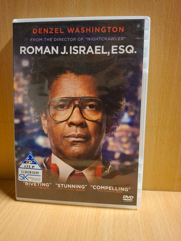 Roman J. Israel, ESQ - Dvd  (Denzel Washington)