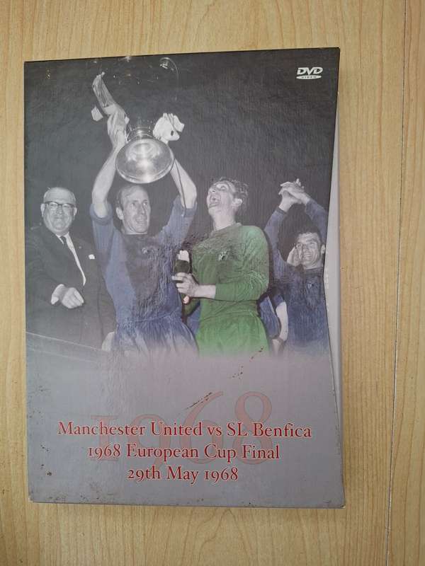 Manchester United vs SL Benfica 1968 European Cup Final 29th May 1968 - Dvd