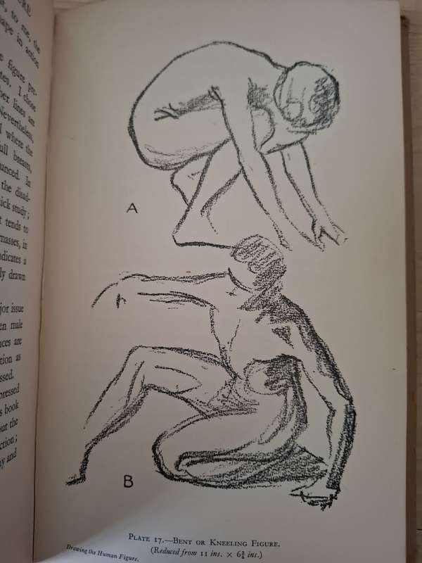 A Manual on Drawing The Human Figure Written and Illustrated by L.A. Doust (Hardcover)