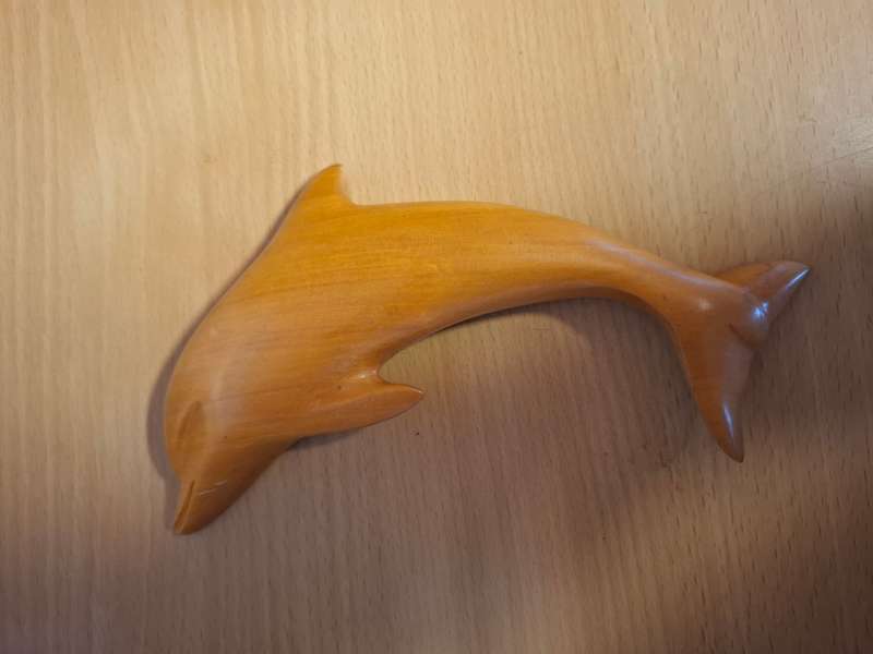 Wooden Dolphin Wall Hanging