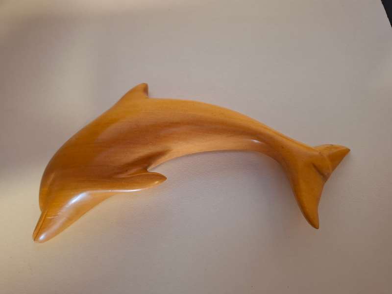 Wooden Dolphin Wall Hanging
