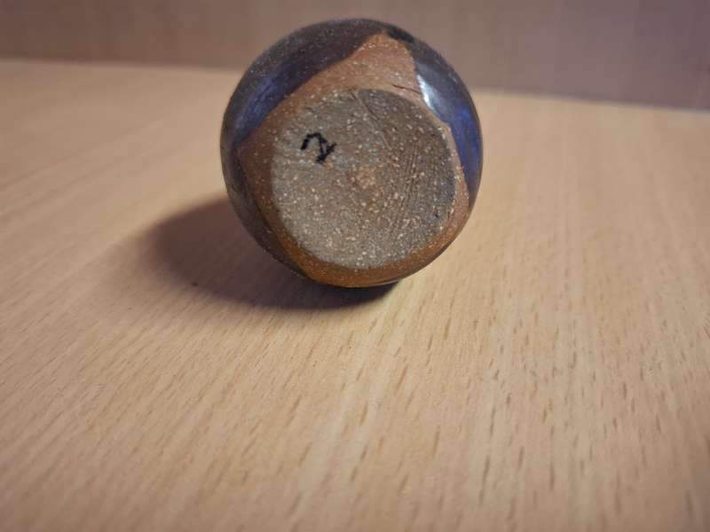 Small Stoneware Vase - height 8cm width 6cm
