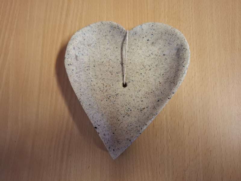 Stoneware Heart Shaped Dish - 12cm x 13cm