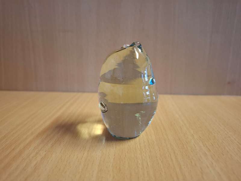 Ngwenya Glass Owl Figurine - height 7cm width 7cm depth 4cm (Made in Kingdom of Swaziland)