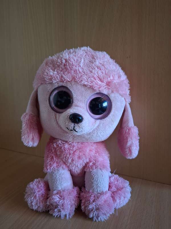 Pink Poodle Soft Toy