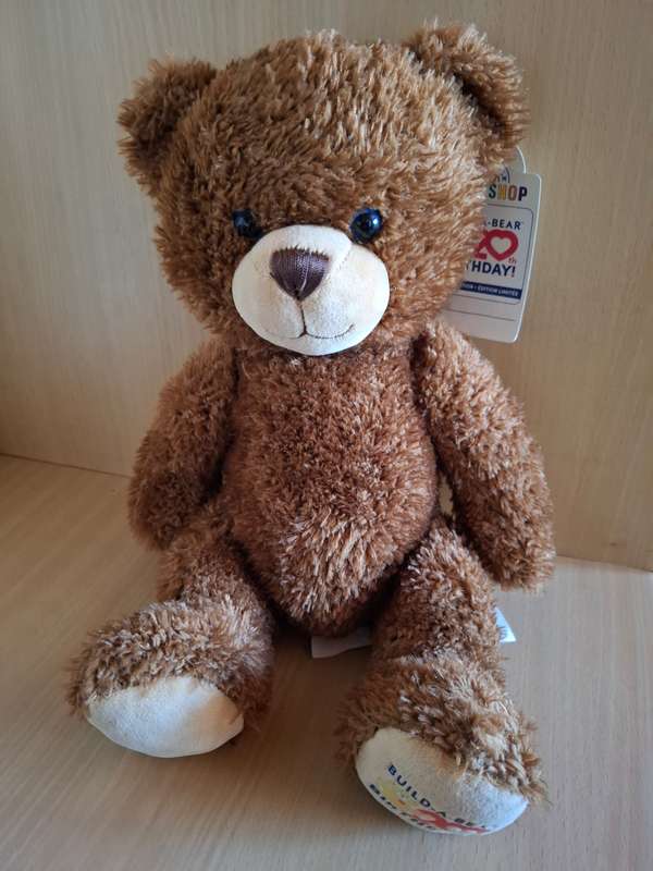 Build a Bear Teddy Bear (20th Birthday)