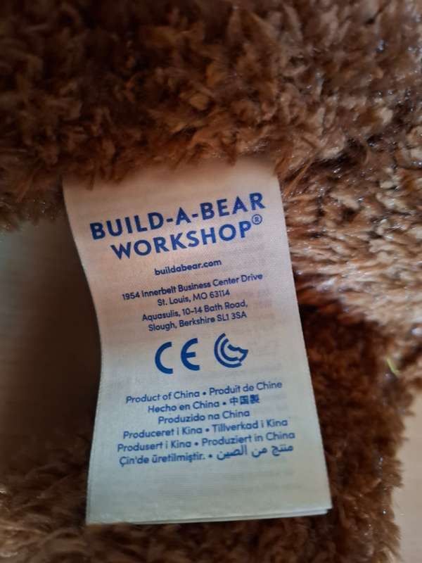 Build a Bear Teddy Bear (20th Birthday)