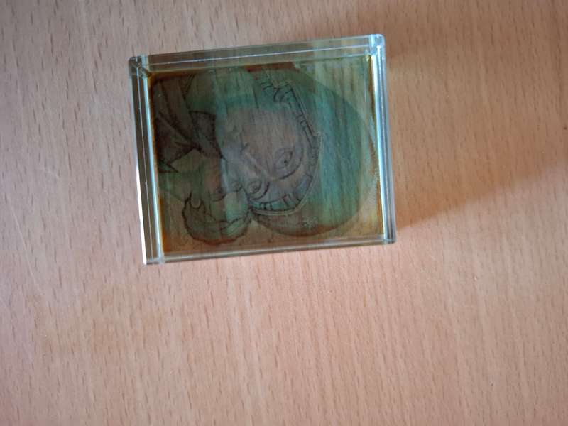 Small Glass Art  (5cm x 6cm depth 2cm)