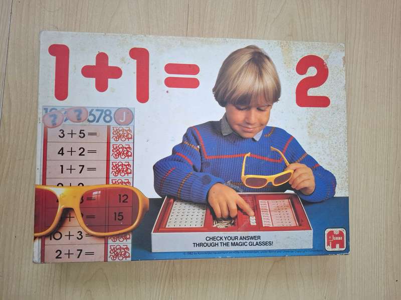 1 +1  2 Game (Check Your Answer Through the Magic Glasses)