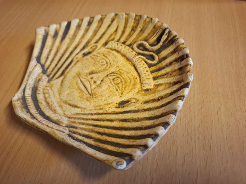 Egyptian Pharoah Face Wall Hanging - 15cm x 14cm