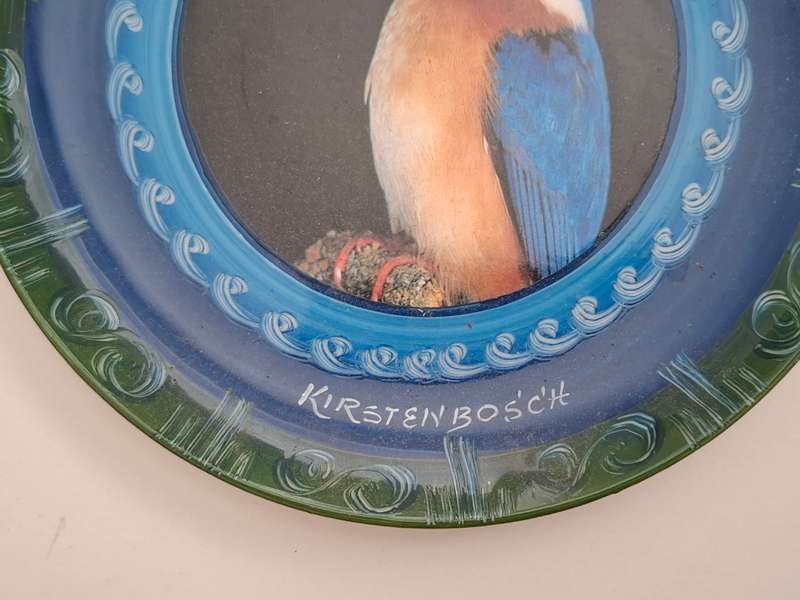 Bird Wall Plate - Kirstenbosch  (width 18cm)