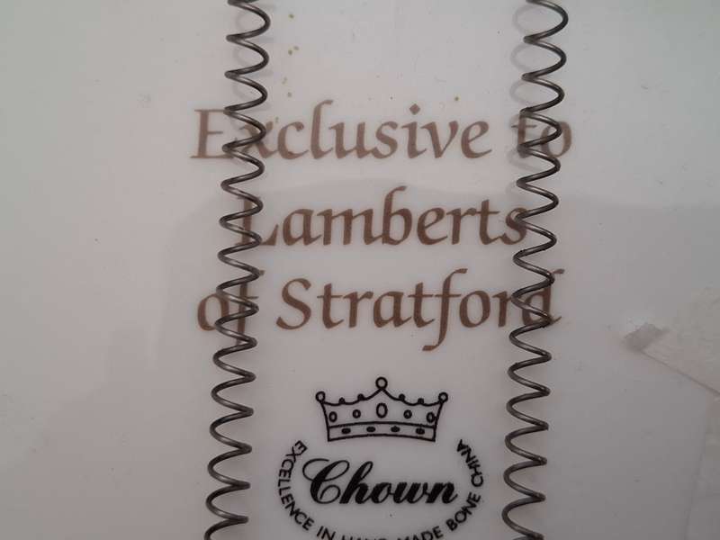 Souvenir Wall Plate - Shakespeare`s Stratford - width 22cm