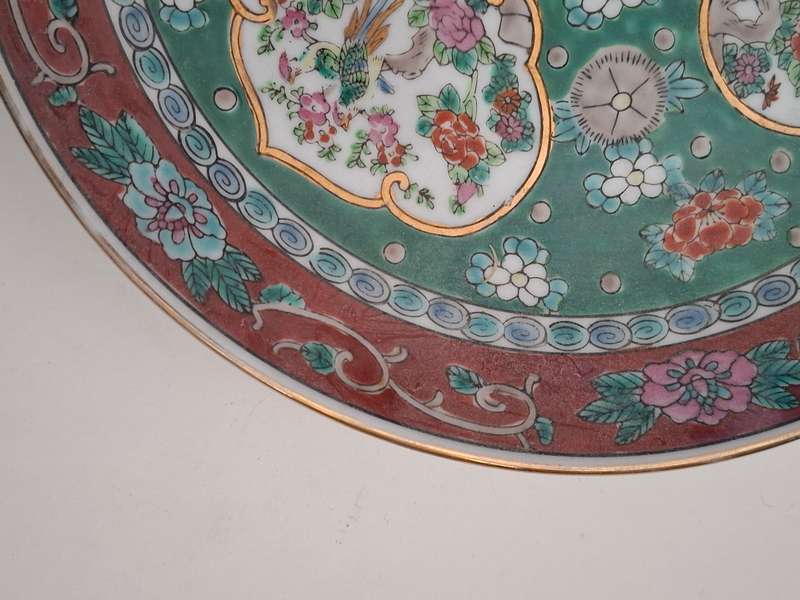Vintage Imari Plate - width 25cm